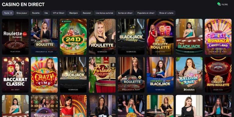 Trueluck Casino jeux live