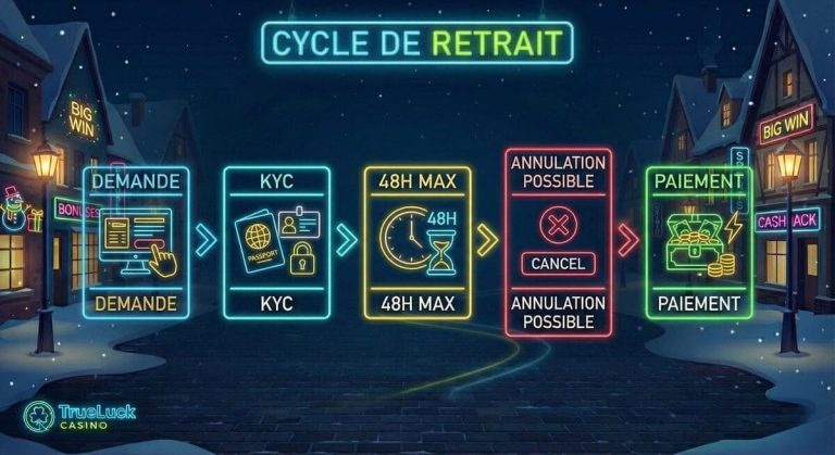 Trueluck Casino retrait