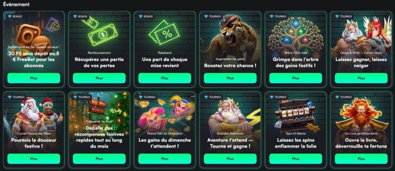 Trueluck Casino tournois